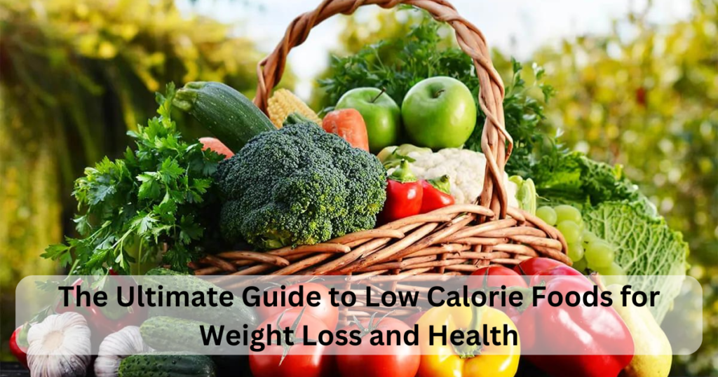 The Ultimate Guide to Low Calorie Foods for Weight Loss and Health